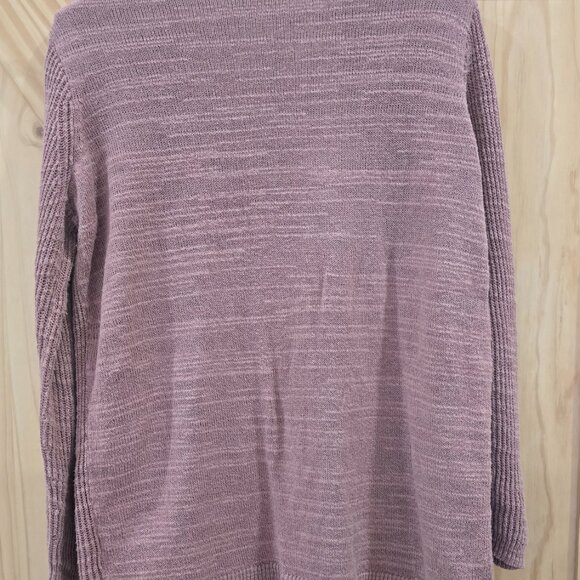 Madewell Linen/Cotton mauve pink cardigan size Small - Picture 2 of 5